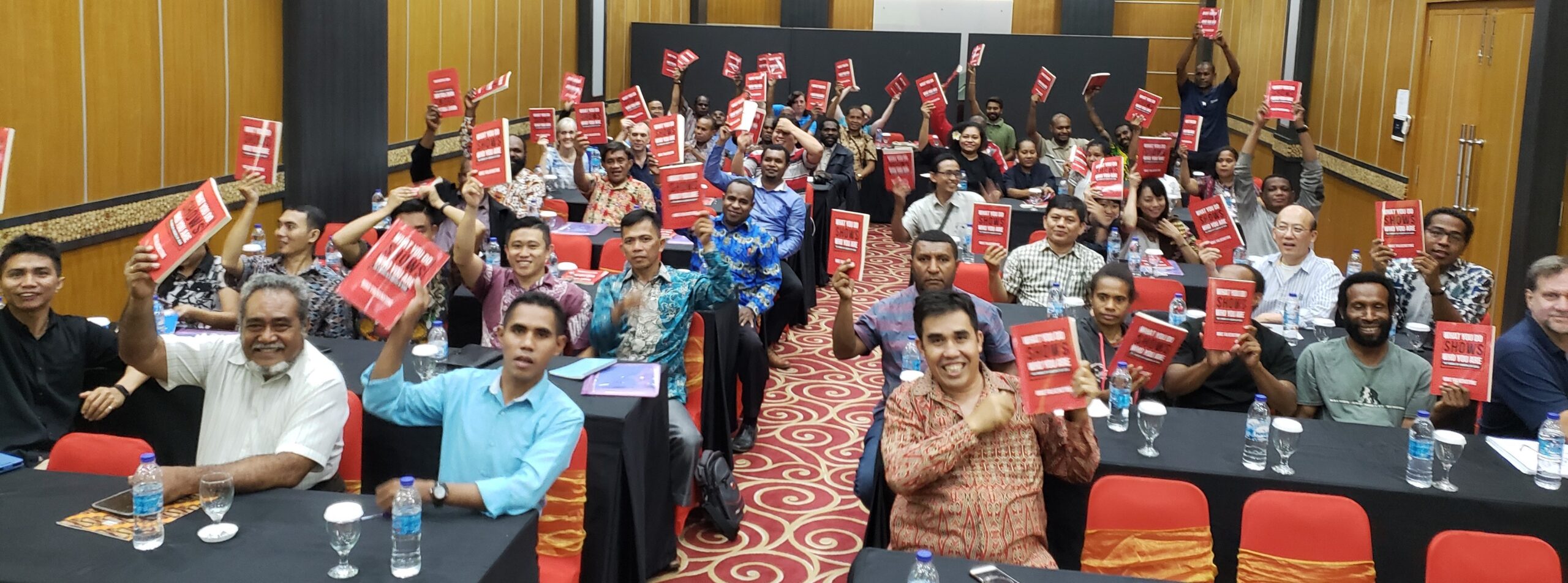 These are the Indonesian Christian leaders who are waiting for the translation of the book. They got to go through the English version last year